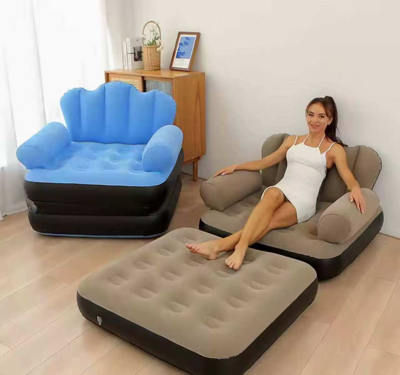 Big size inflatable relaxation sofa