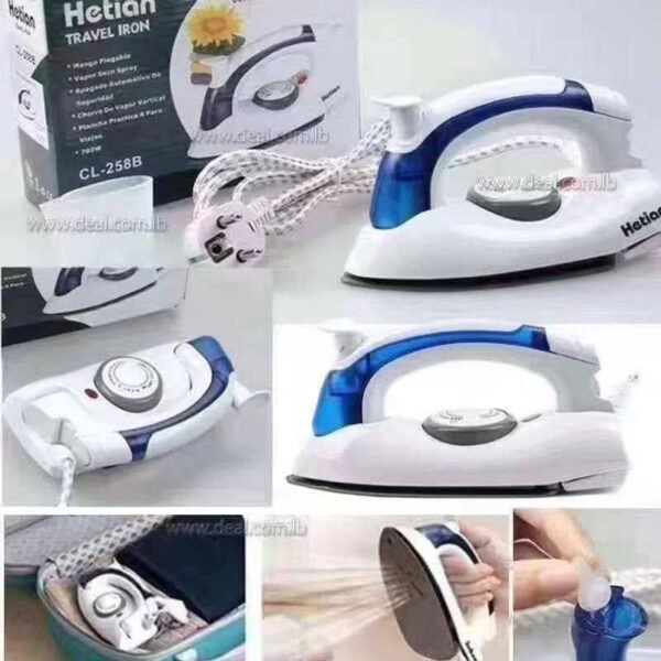 Foldable travelling iron